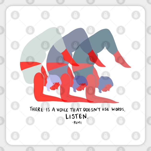 Listen Sticker by Harmony Willow Studio